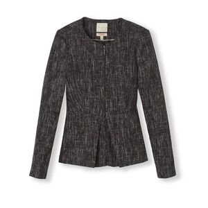 THE LIMITED Tweed Peplum Jacket, Size M